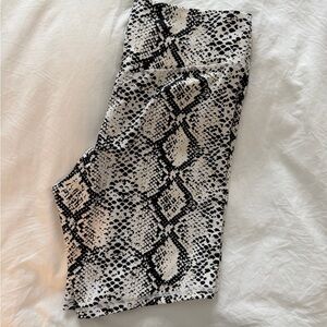 Balance Athletica Snake Print Bike Shorts